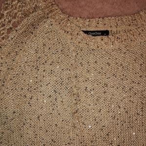 Gold knitted sweater